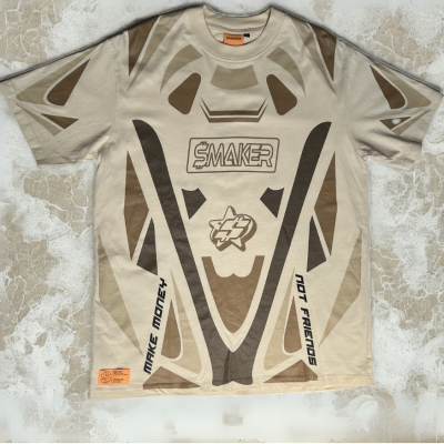 SMAKER Unisex T-Shirt – Racing Design “MAKE MONEY NOT FRIENDS”